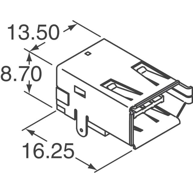 693-006-620-003 EDAC Inc.  Conjuntos de conectores USB DVI HDMI